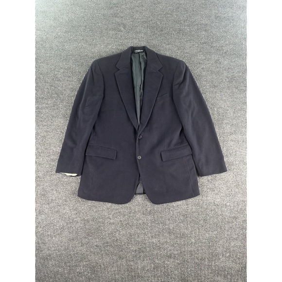 Polo Ralph Lauren Other - Vintage Polo Ralph Lauren Sport Coat 41 R Blue Camel Hair Solid Premium USA